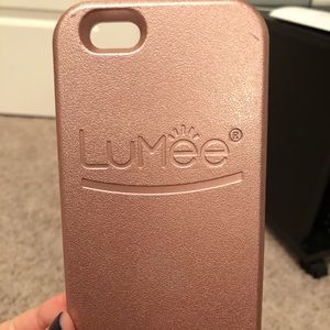 LuMee rose gold case 6/6s